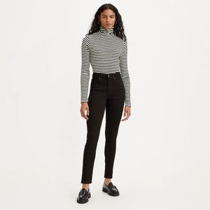 LEVIS 721 HIGH RISE SKINNY WOMENS - BLACK
